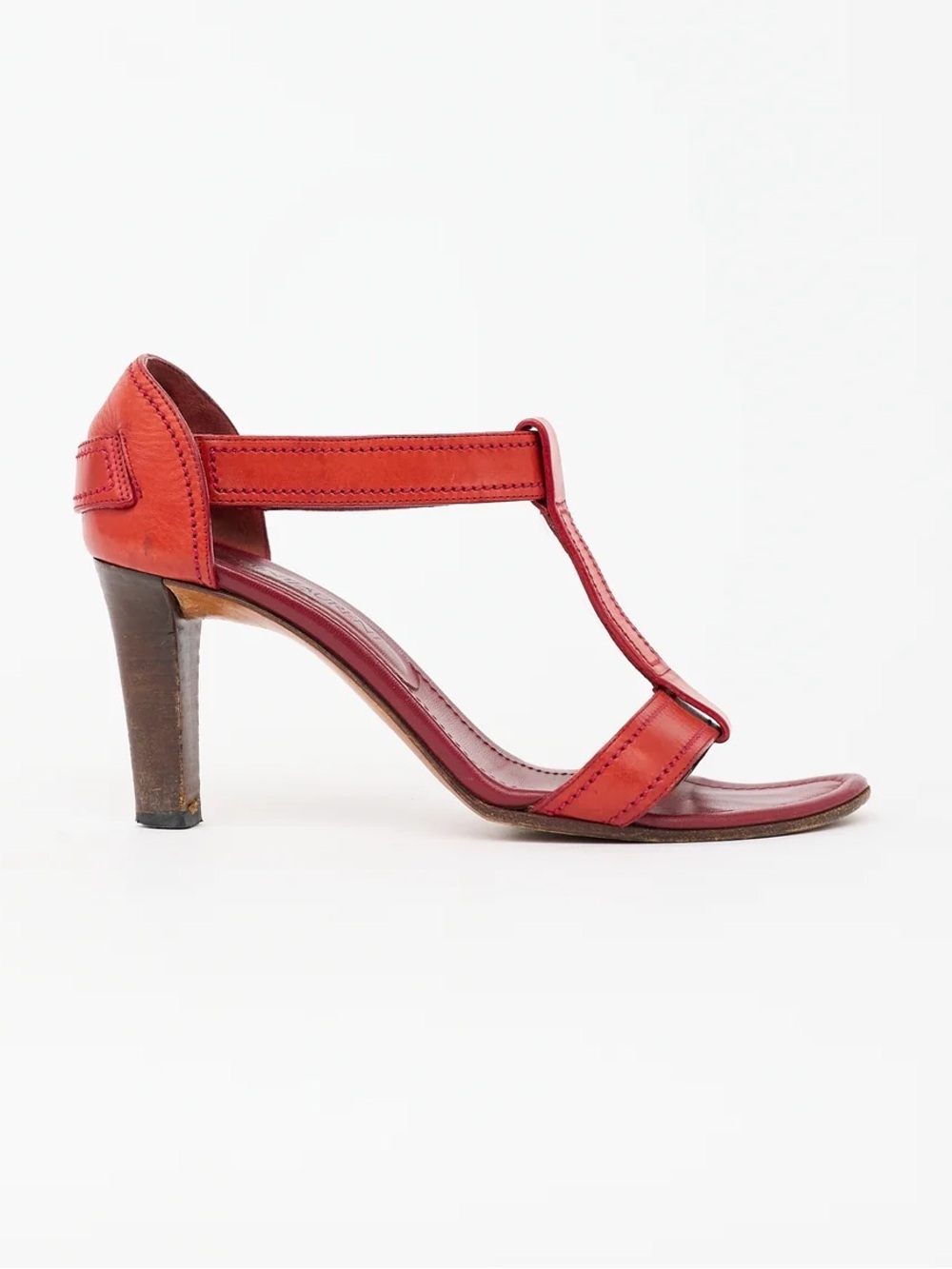 Yves Saint Laurent YSL SS 2002 Tom Ford Vintage Runway T-Strap Sandals 38